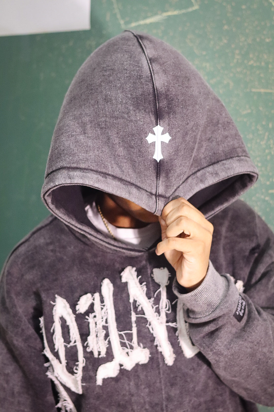 Wash Grey Youngin Hoodie