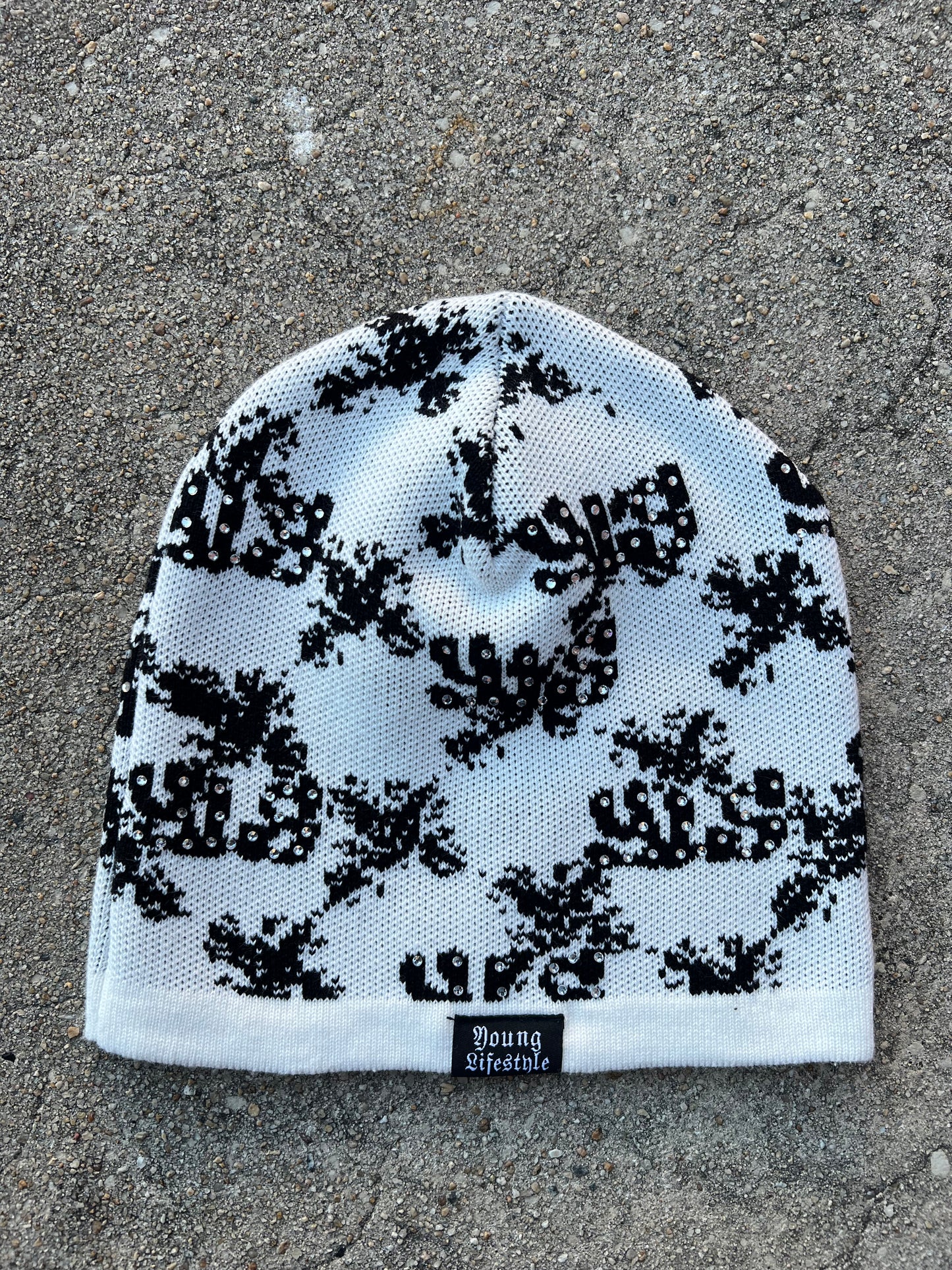 White Crosses Beanie