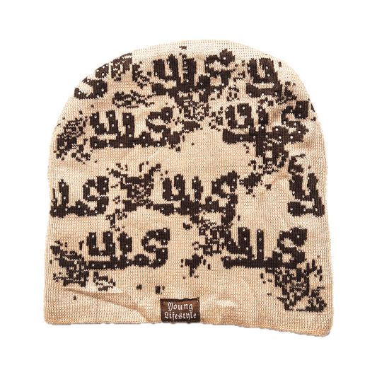 Mocha Crosses Beanie